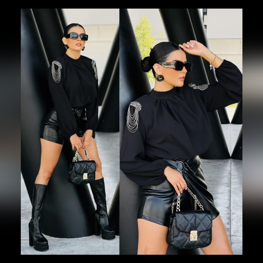 Bluse for women in black one size